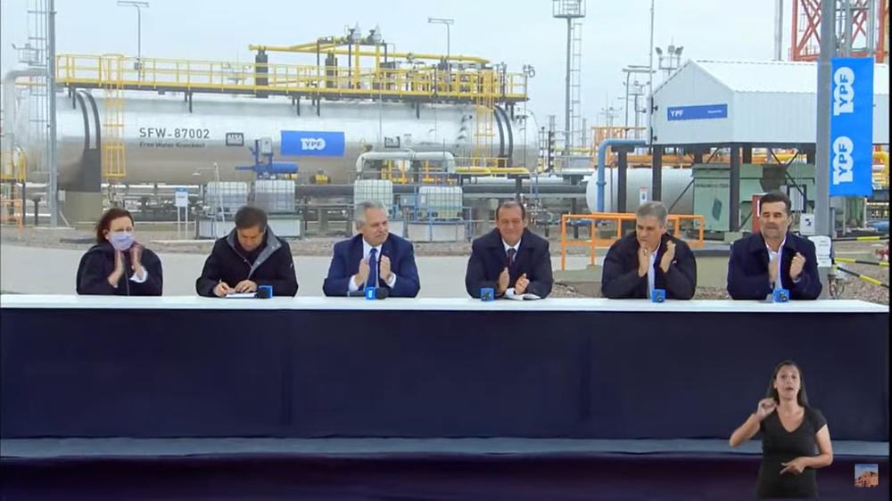 vaca muerta gasoducto nestor kirchner