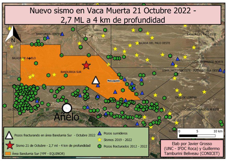 sismo vaca muerta