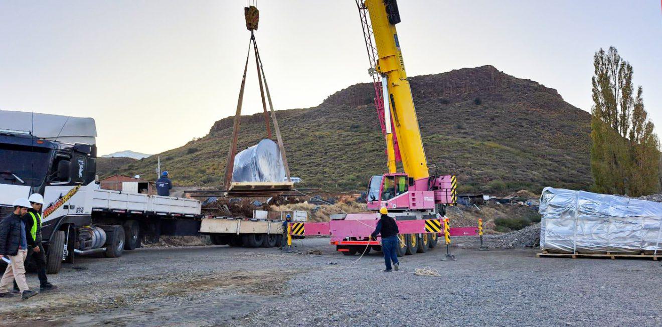 nahueve llegaron los camiones