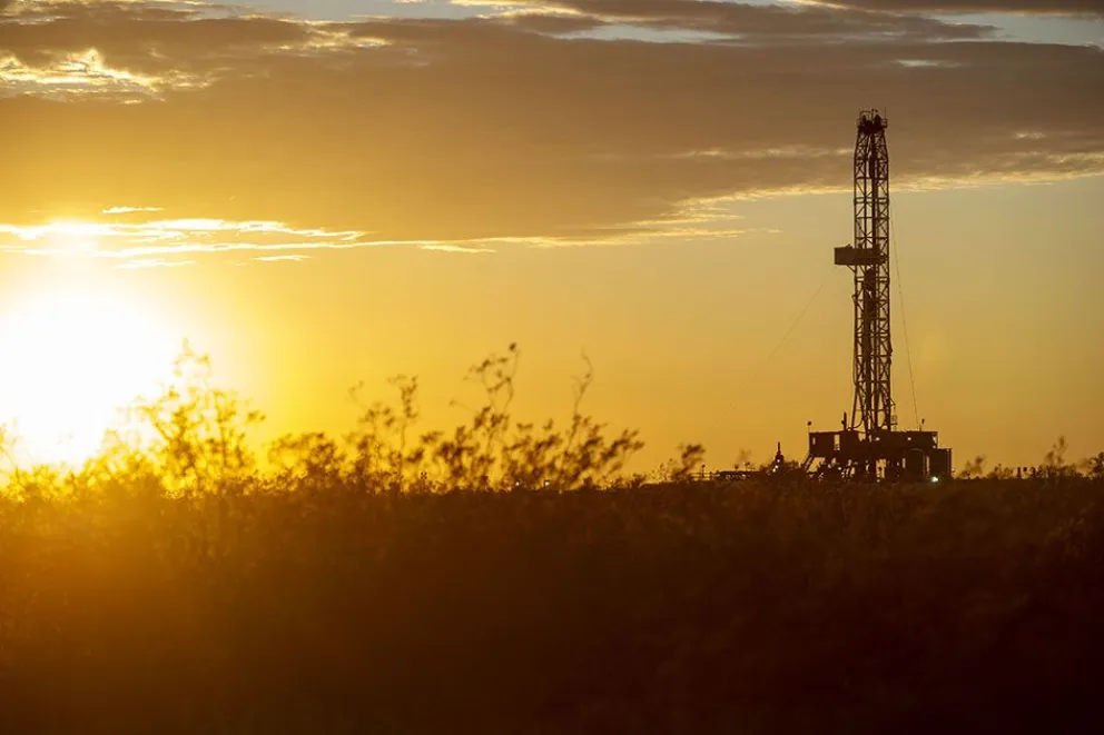 vaca muerta sol atardecer