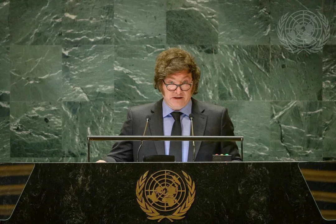milei discurso onu vaca muerta