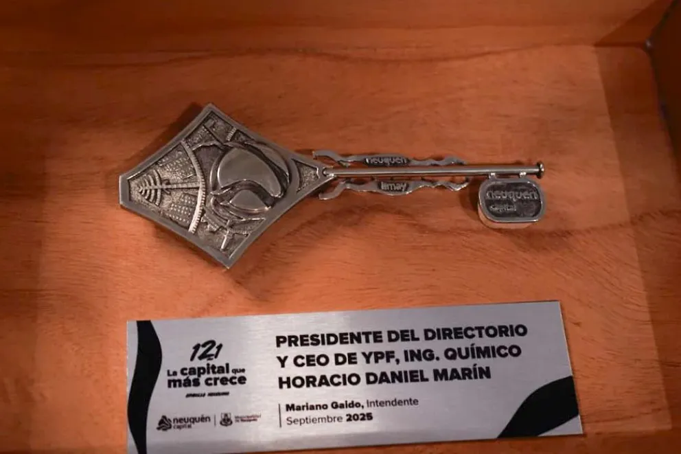 llave de la ciudad de neuquen a horacio marin